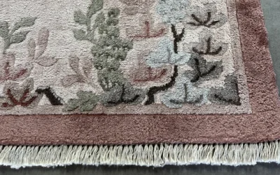 Réparation des franges de tapis