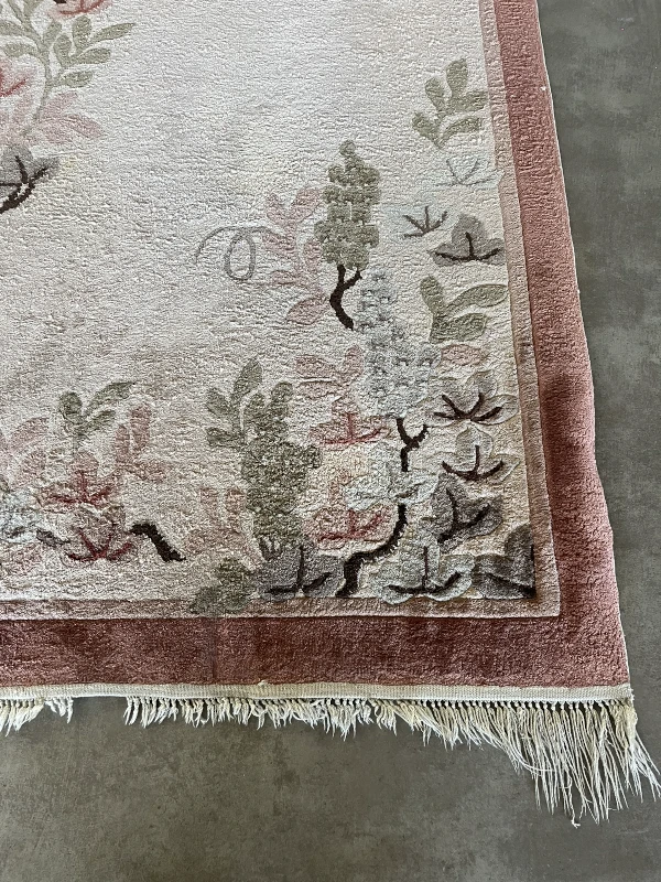 rénovation des franges de tapis