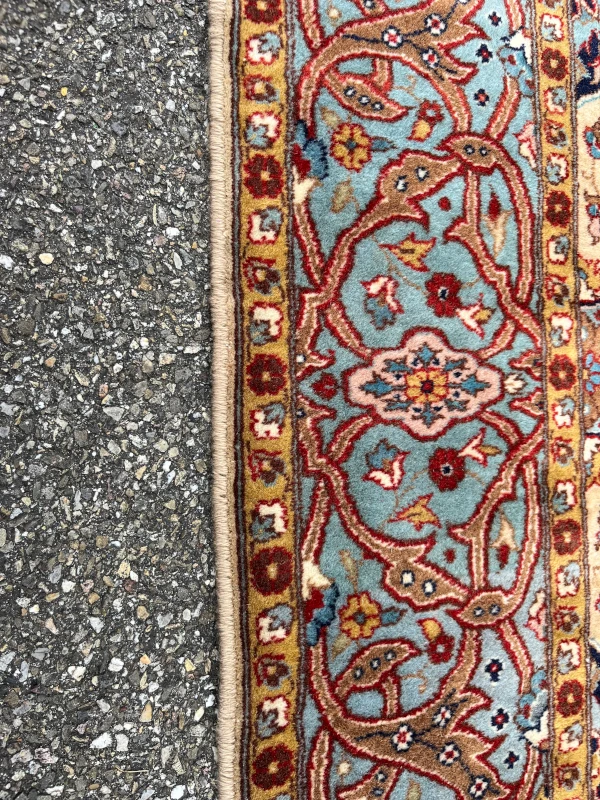 rénovation bordures tapis penjab après