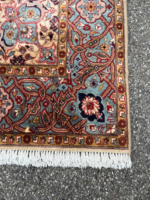 rénovation franges tapis penjab après