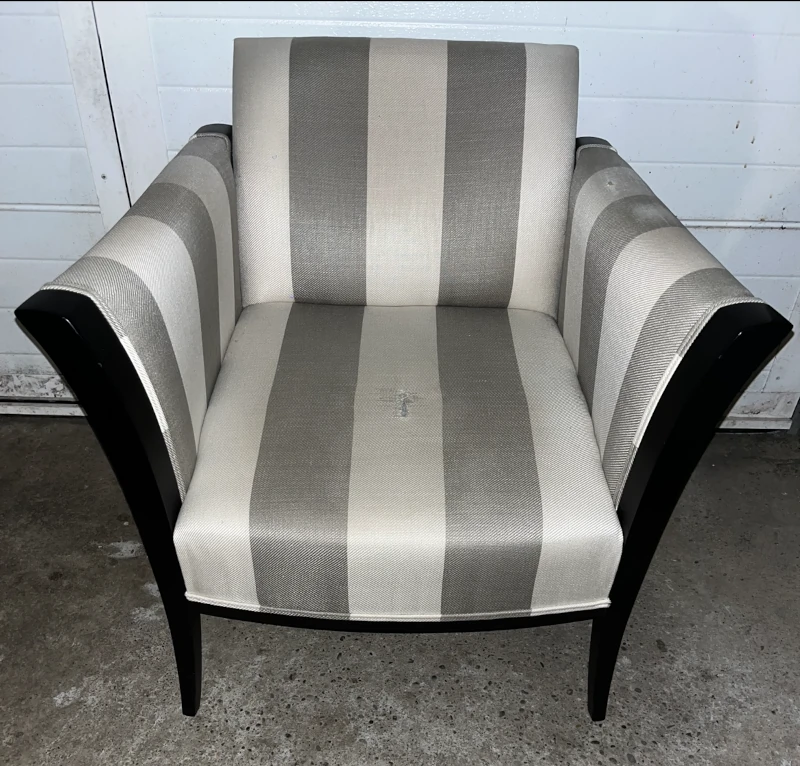 Rénovation d'un fauteuil Roche Bobois