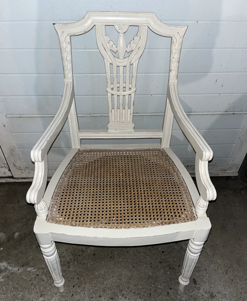 rénovation fauteuil canné
