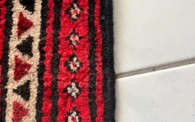 Réparation de franges et bordures de tapis Bokhara