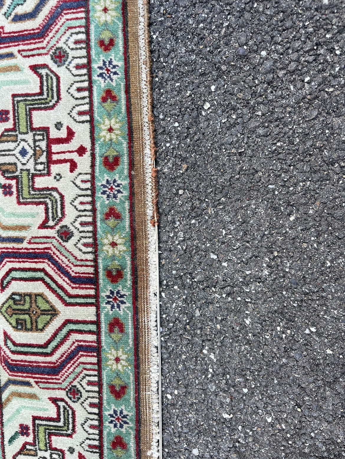 rénovation des franges de tapis