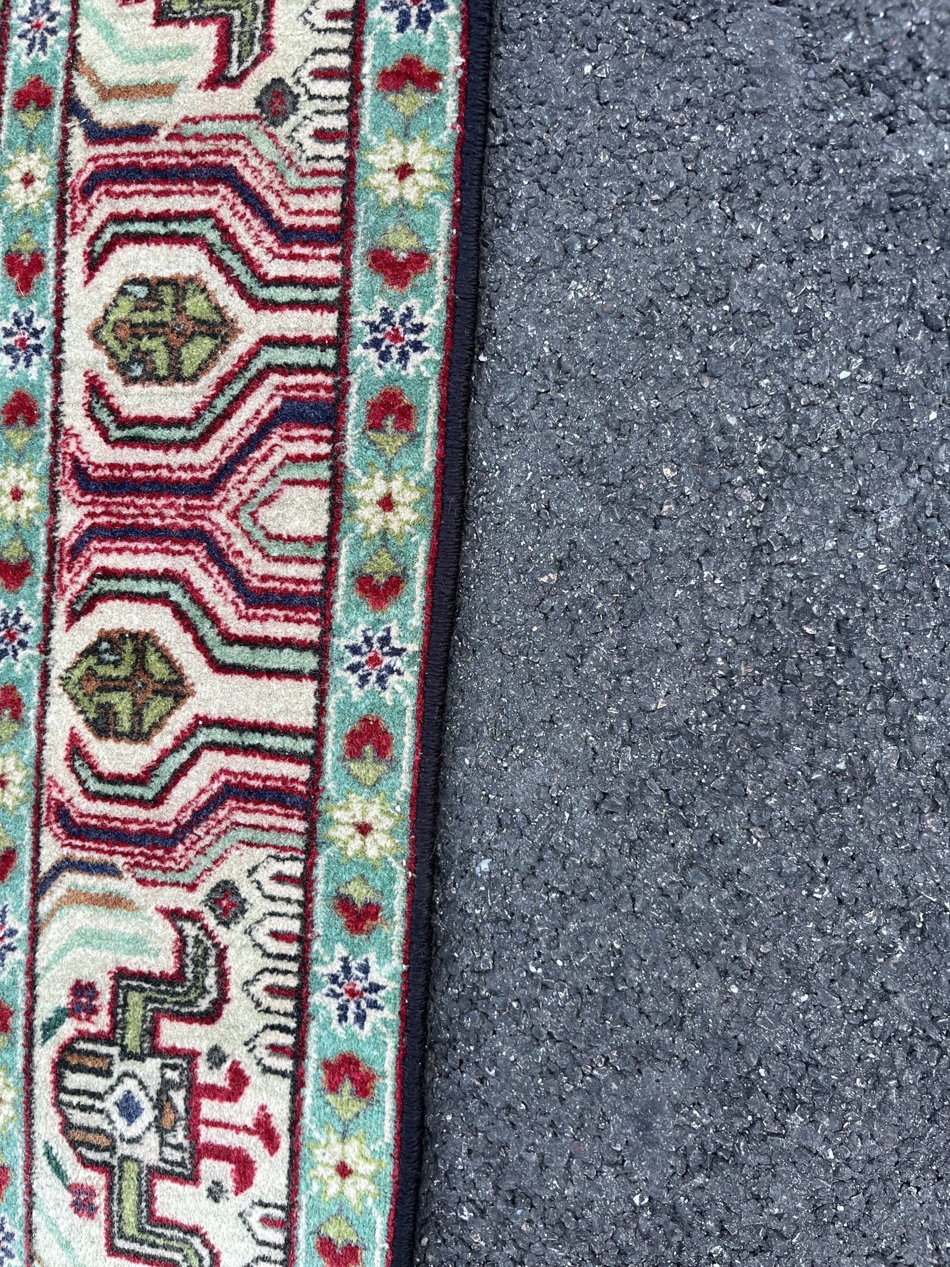 rénovation des franges de tapis