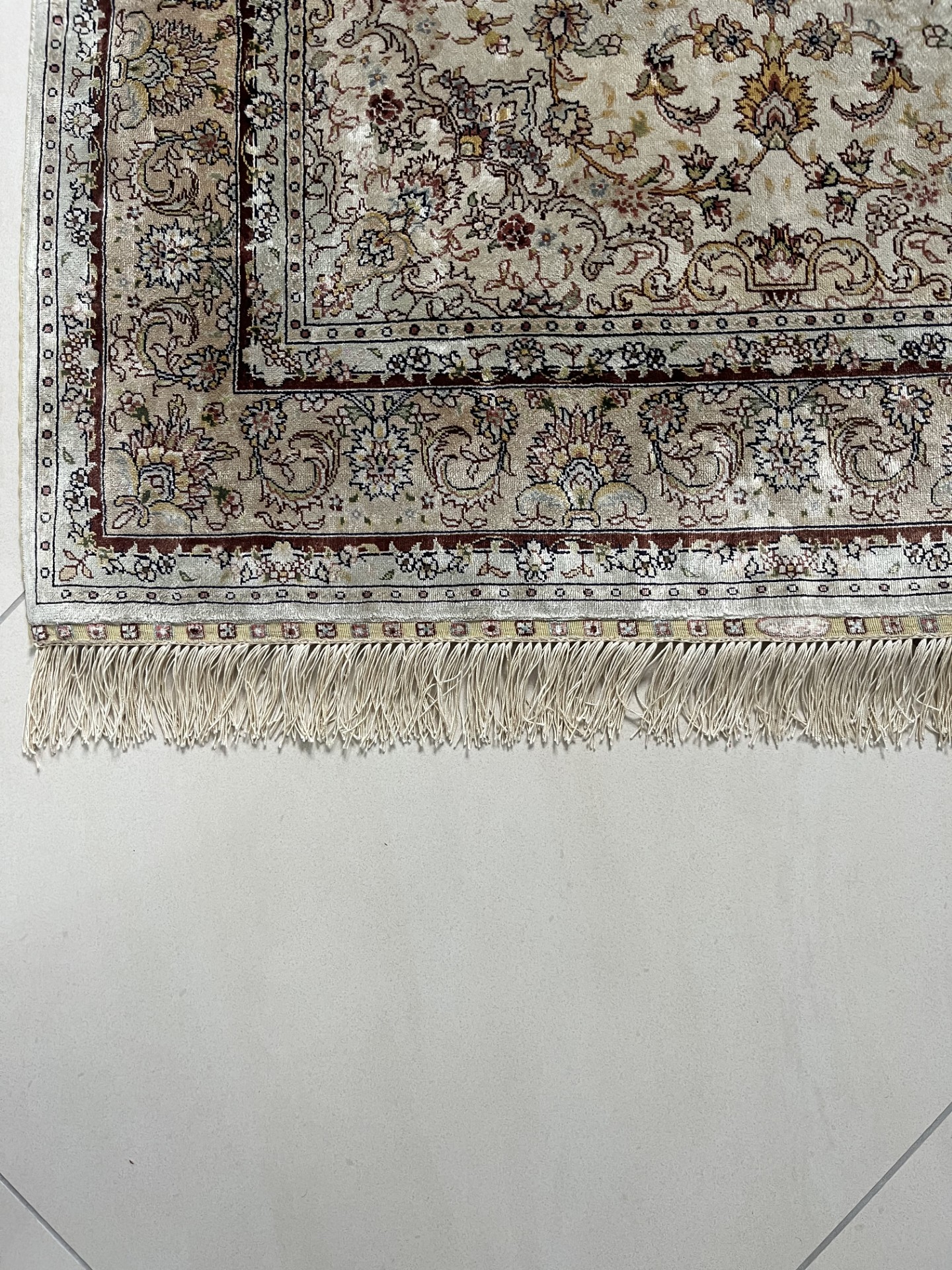 rénovation des franges de tapis